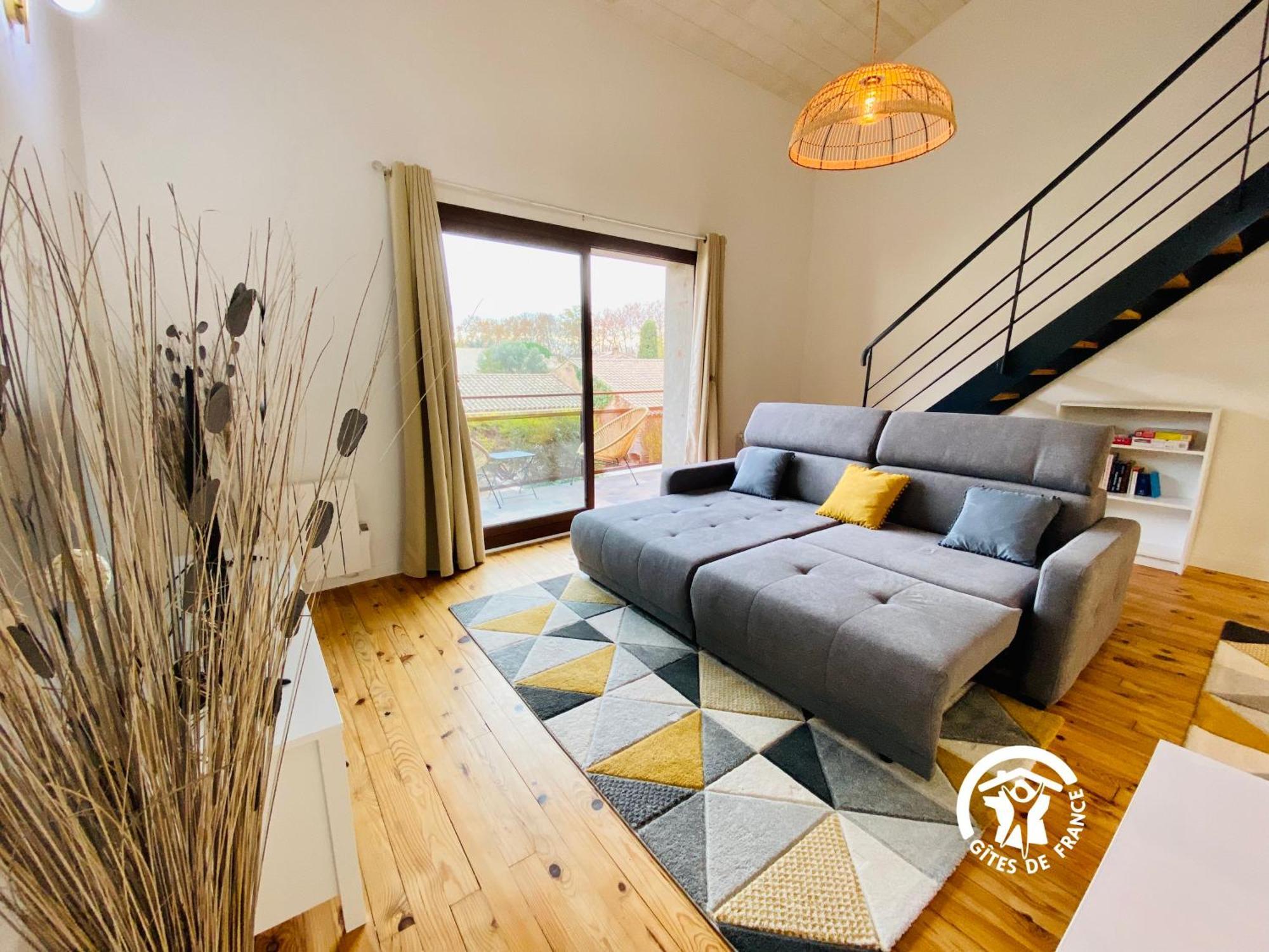 Loft Cocon Climatise - Imprenable Vue Sur Le Chateau Comtal 카르카손 외부 사진